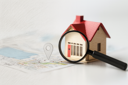 Vergrootglas focust op woning: waar op letten bij bezichtiging – buurt, onderhoud en maandlasten.